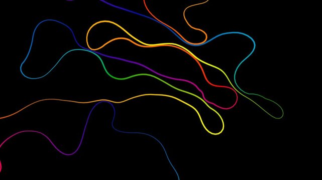 Rainbow Dynamic Lines