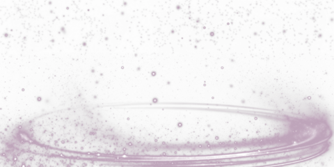 Soft purple abstract background with sparkling particles and circular wave patterns, creating a dreamy atmosphere for design projects and artistic overlays with copy space