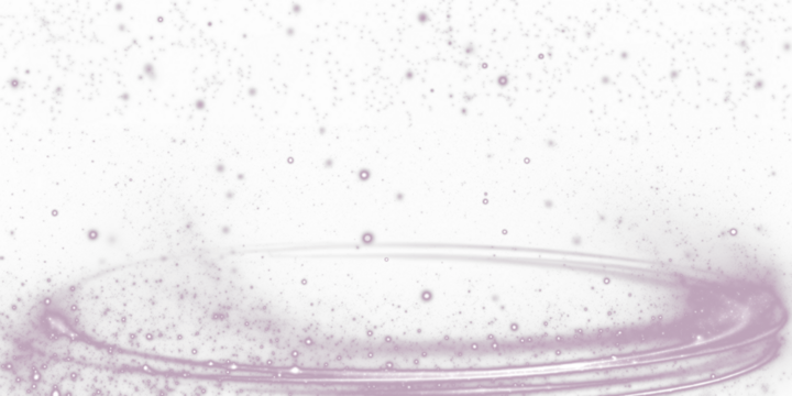 Soft purple abstract background with sparkling particles and circular wave patterns, creating a dreamy atmosphere for design projects and artistic overlays with copy space