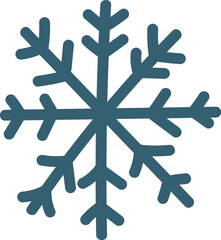 Geometric Snowflake Design