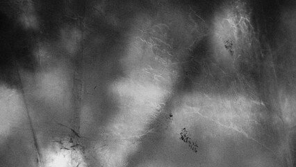 Abstract blurred grainy monochrome background, dirty white on dark gray black.