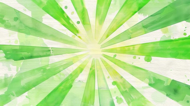 Bright green abstract background with radial lines, perfect for creatives seeking vibrant designs and uplifting aesthetics.
