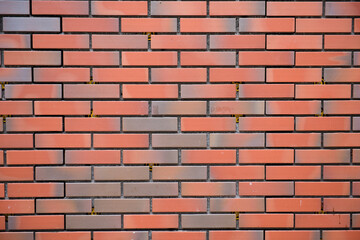 A red brick wall. The background of a solid barrier.