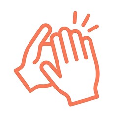 Clapping Hands Icon – Encouragement