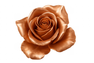 Bronze metallic rose reflecting opulent luxury and elegance