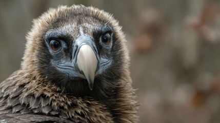 Fototapeta premium Majestic Lammergeier Vulture Soaring in Mountainous Sky