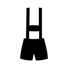 Oktoberfest silhouette laderhosen suit