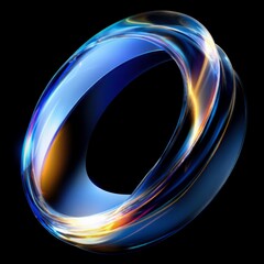 Letter O Celestial Flame Letters Overlays Collection with Magical Glow Effects and Dreamy Atmospheric Texture for Creative Digital Design and Photography Projects