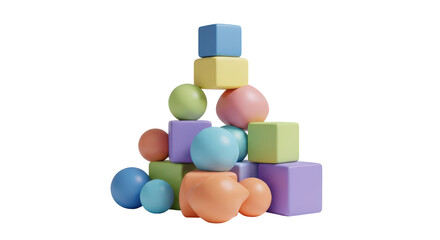Colorful Stacking Toys for Children.