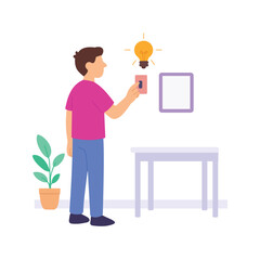 Turning Off Lights, Saving energy by reducing electricity use