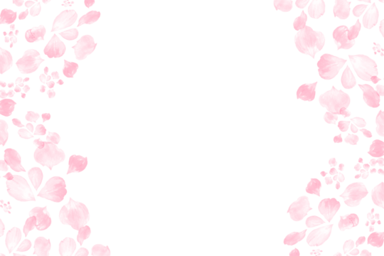 pink flower frame