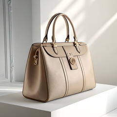 elegant leather handbag luxury brand style soft