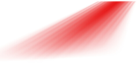 Red hot air flow from air conditioner. Propagation of heat waves. Realistic 3D