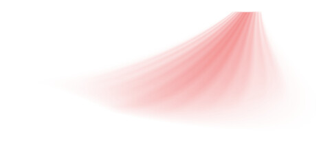 Red hot air flow from air conditioner. Propagation of heat waves. Realistic 3D