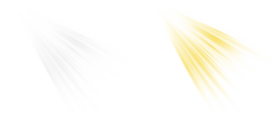 Yellow sunlight flare ray overlay warm glow PNG.