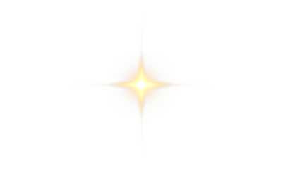 Digital star PNG burst with golden light and glowing sun rays, bright flare and sparkle overlay on transparent background.