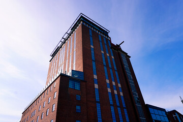 Low Angle View Tall Brick