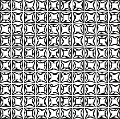 Fototapeta premium Vector seamless geometric square star ornament inspired by Jogja batik style, abstract decorative pattern design