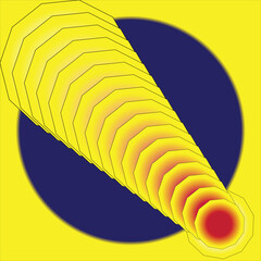 Abstract geometric gold concept luxury design background