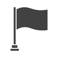 White Flag icon vector image. Suitable for mobile apps, web apps and print media.