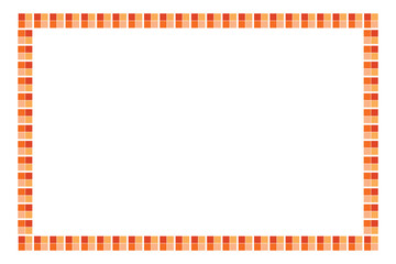 red and yellow frame