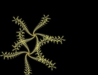 Imaginatory fractal abstract background Image