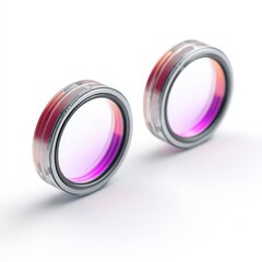 Two Circular Lens Filters With Gradient Color