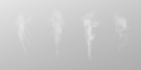White and black smoke PNG texture effect
