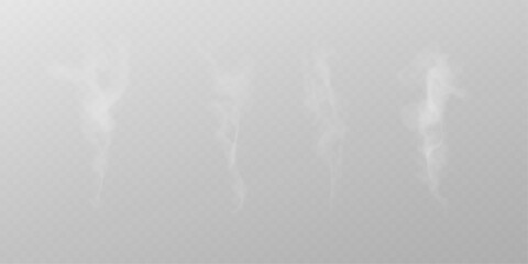 White and black smoke PNG texture effect