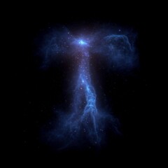 Letter T Cosmic Deep Space Nebula Letters Overlays Collection for Commercial Design and Digital Art Projects with Vibrant Colors and Galactic Textures