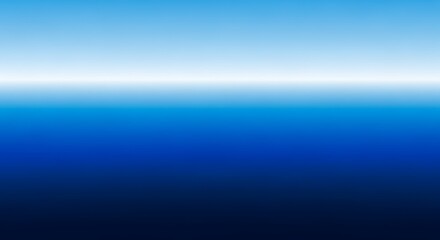 Gradient Blue Ocean with Light Horizon Perfect for Backgrounds and Designs