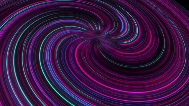 colorful abstact neon animation