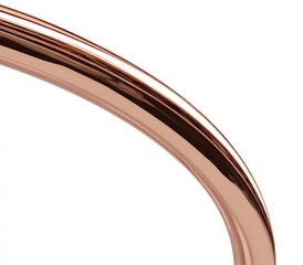 Rose Gold Curved Handle Detail