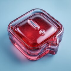 Red Shiny Exclamation Mark Bubble