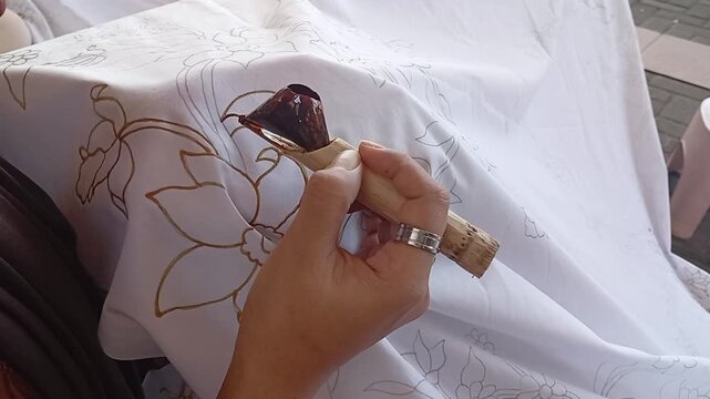 hand batik cloth