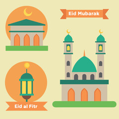 Black color Ramadan, Eid Mubarak, Eid al Adha, Eid al Fitr, Mubarak, Mosque, Lantern, Crescent moon, Hajj, Islamic festival Solid White Background (1).eps