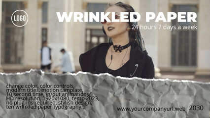 Wrinkled Paper Opener 01