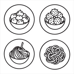 A Hearty Classic Dish Spaghetti with Meatballs, the Ultimate Italian American Comfort Food, Smothered in Rich Tomato Sauce and Perfectly Cooked Al Dente Pasta