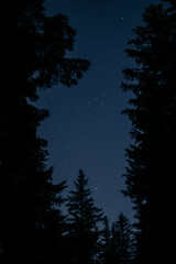 Fototapeta premium Night sky in the mountains