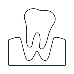 Tooth outline