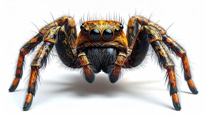 Fototapeta premium spider isolated on white background