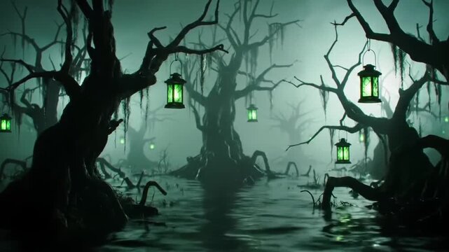 scary halloween background