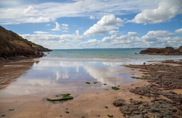 Hope Cove beach, Devon, England