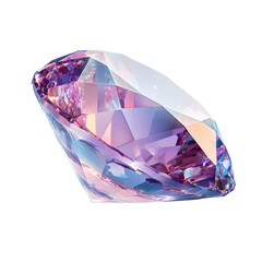 Vibrant Iridescent Pink and Purple Polished Gemstone Macro Photography