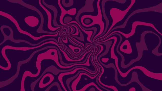 Abstract liquid motion background with smooth flowing purple, pink, and teal shapes forming a vibrant hypnotic swirl, perfect for video intros, digital backdrops, music visuals, and creative motion pr