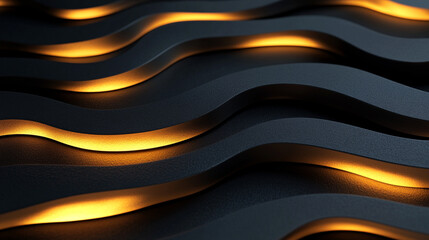 Abstract 3D background with smooth rounded lines, creating depth, flow, and modern digital aesthetics, ideal for creative, futuristic, and visually dynamic designs