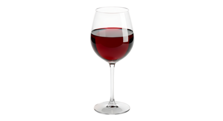 Red wine glass isolated on black background perfect for wine tasting and sommelier education use image transparent background