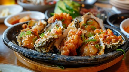 Fototapeta premium Food is a universal language that connects people through flavor, culture, and creativity. From vibrant street markets to fine dining restaurants, every dish tells a story of tradition and innovation.