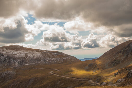 The Transalpina or DN67C is a 148 km national road located in the Par&acirc;ng Mountains group, Southern Carpathians of Romania, one of the highest roads of the Carpathian Mountains
