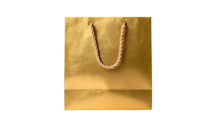 blank black shopping bag template isolated on transparent white background